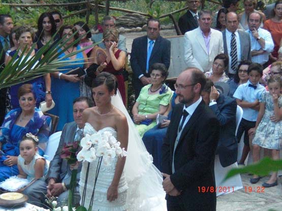 Celebración de una boda en el Huertecillo