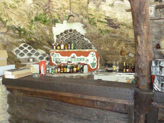 Detalle de la barra de bar del Chambao del Huertecillo 
